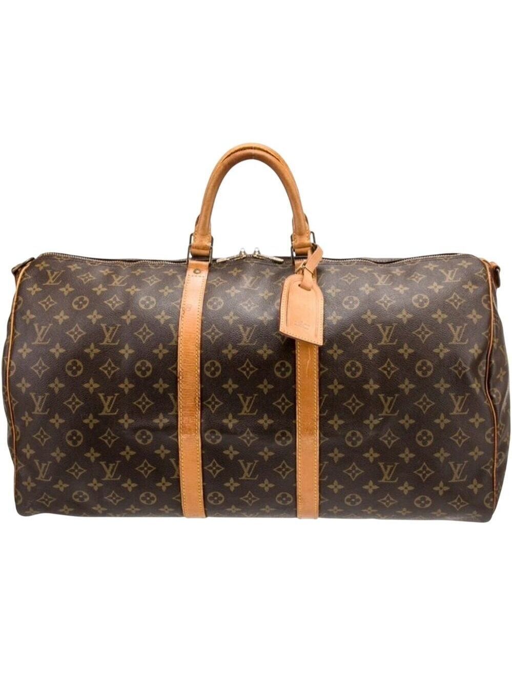 Louis Vuitton Monogram Keepall 55 travel bag